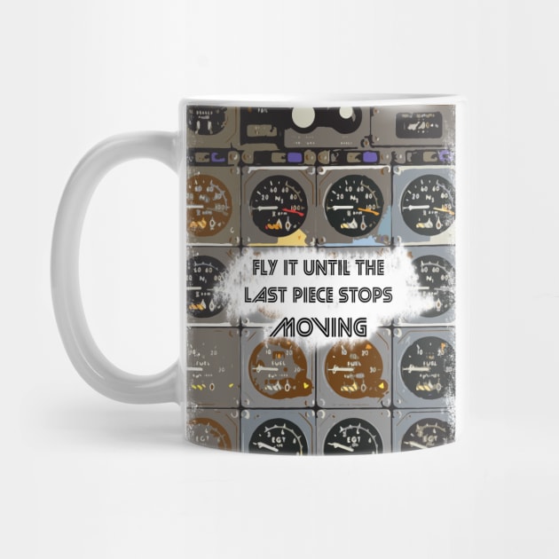 Aviation Airplane Cockpit Pilot Slogan by FasBytes